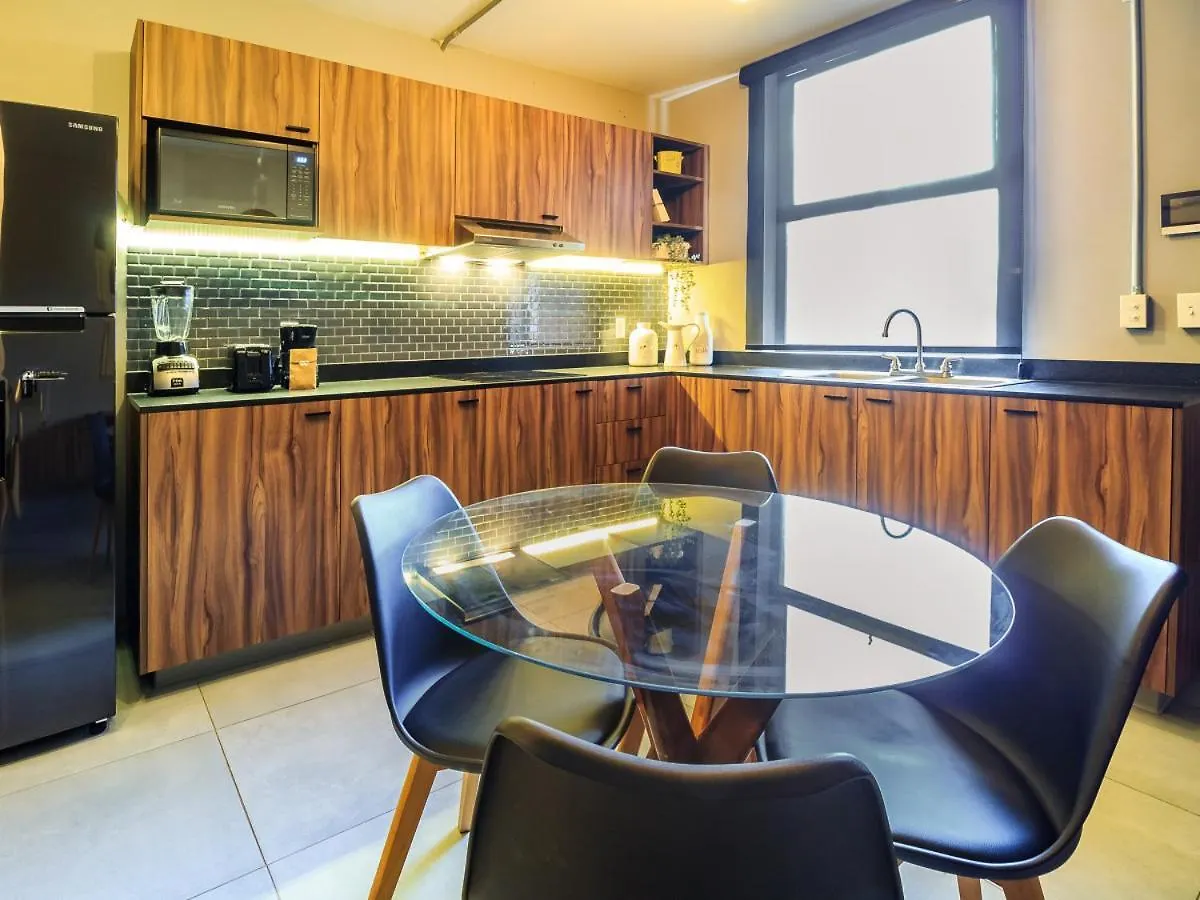 Stylish Private Flat With Patio 1 Bd Tribu San Martin Apartment Guadalajara 0*,